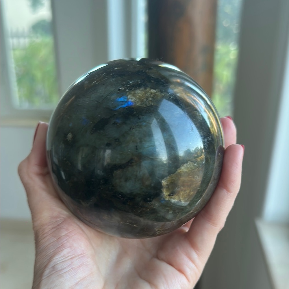 Labradorite Crystal Sphere large